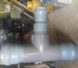 tee de pvc e hierro fundido