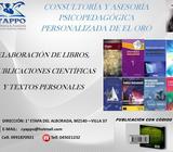 Se elaboran libros, publicaciones científicas y textos personales