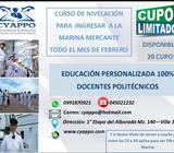 Curso para ingresar a la Marina Mercante