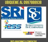 DECLARACIONES SEMESTRALES SRI CEL.0997888938