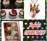 Mimo express, cupcakes, y arreglos frutales