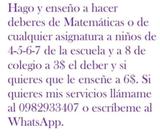 Hago Deberes de Matematica