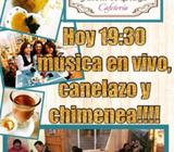 Canelazo Caliente Y Chimenea