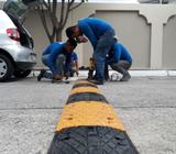 Rompevelocidades / vigilantes acostados/ reductores de caucho