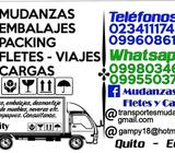 MUDANZAS, EMBALAJES, FLETES, PACKING, VIAJES, CARGAS. DIVERSOS CAMIONES