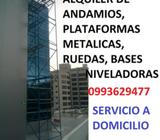 ALQUILER DE ANDAMIOS, RUEDAS, PLATAFORMAS Y TODO PARA TU CONSTRUCCION