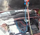 se realiza recargas de aire acondicionado