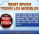 RESET DE IMPRESORAS EPSON, ALMOHADILLAS DE TINTA LLENAS