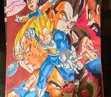 DIBUJOS DE DRAGON BALL Z FULL COLOR