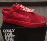 Vans Talla 40 Entrega Inmediata Rojos
