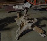 escultura raiz decorativa