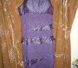 vestido talla L morado