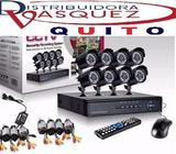 Kit De 8 Camaras CCTV Interior o Exterior