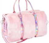 Bolso Rosado Felpudo