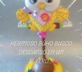 Fofuplumas de Búho Y Una Rosa