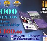DISPTICOS Y TRIPTICOS FULL COLOR 150GR