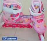 Patines Regulable Lineal 4 Ruedas Estilo Soy Luna