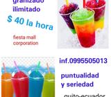 Alquilamos Granizado $ 40 La Hor