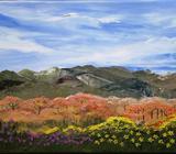paisaje òleo sobre lienzo