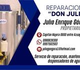 mantenimiento y reparacion de dispensadores de agua 0980839300