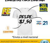 Camisetas para campaña Elecciones Ecuador 2019