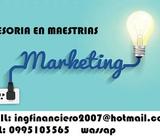 ASESORIA EN MAESTRIAS