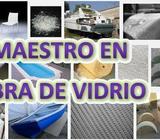 TRABAJOS EN REPARACIÓN FABRICACIÓN EN FIBRA DE VIDRIO Y EN FIBRA DE CARBONO