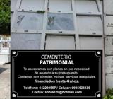 Servicios Exequiales, Bóvedas, Nichos