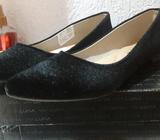 Zapatilas Gamuzadas Negras