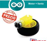 Motorreductor Motor Con Caja Reductora De 3 A 6v Llanta