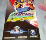 Vendo manual 100 original Megaman Network Transmision de Game Cube. Vale $5. Mi Celular y Wasap es 0