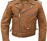 Chaqueta Moto Cuero Vintage
