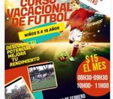 CURSO VACACIONAL DE FÚTBOL