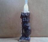 ITALIA MILITAR SOLDADO ROMANO REPRESENTADO EN BOTELLA DE COÑAC GRIEGO