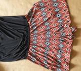 Short enterizo talla M