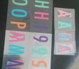 Cinema Letras de Colores