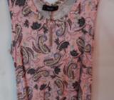 BLUSON FLOREADO ROSADO TALLA S