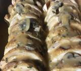 Medallones de Pollo con Champiñones