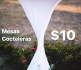 Aquiler de Mesas Cocteleras