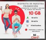 CAMBIATE A CLARO Y RECIBE EXCELENTES BENEFICIOS RED DE 4.5G
