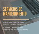 Mantenimiento Correctivo Y Preventivo