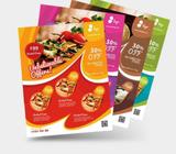 1000 Volantes Comerciales Full Color