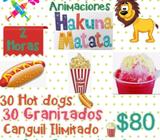 Snacks Y Animaciones Hakuna Matata