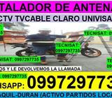 SERVICIO PROFESIONAL EN INSTALACION DIRECTV TVCABLE Y ANTENAS CNT