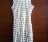 Vestido Beige Talla S