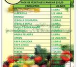 Pack Familiar de Vegetales