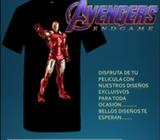 CAMISETAS AVENGERS ENDGAME, ESTAMPADOS POR MAYOR Y MENOR