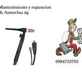 antorcha tig mantenimiento reparacion
