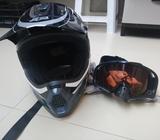 Casco Y Guantes Fox