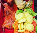 Cuyes de Granja Asados